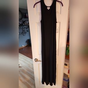 LulaRoe Dani .. ribbed Black dress!!!